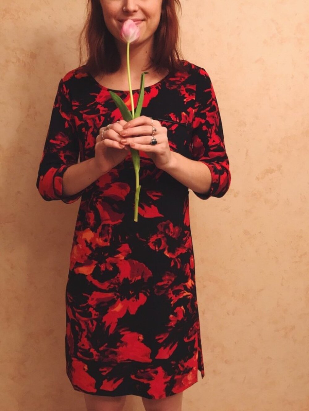 Merona Floral Dress, XS